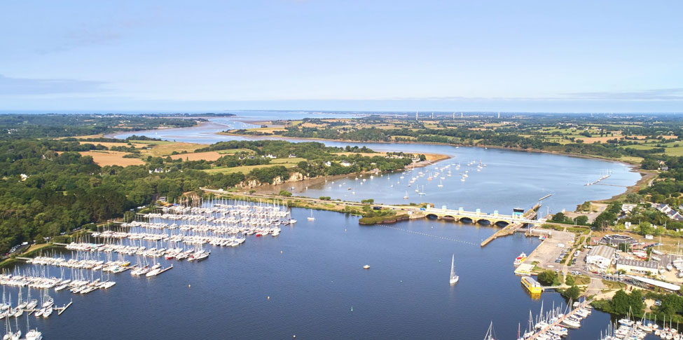 Camping près des rives de la Vilaine dans le Morbihan